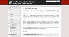 Desktop Screenshot of llenguavalenciana.com