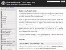 Tablet Screenshot of llenguavalenciana.com